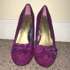 Madden Girl Stiletto Heels Purple